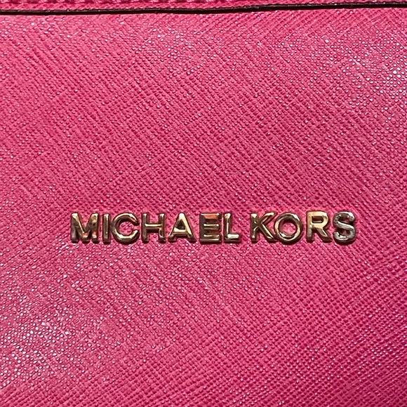 Michael Kors XXL pink leather bag - Picture 2 of 11